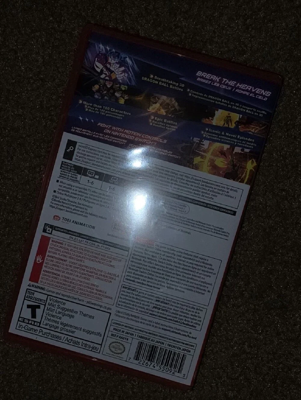 Dragon Ball: Sparking! ZERO for Nintendo Switch - Red Case